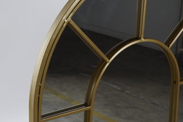 DKD Home Decor Espejo Ventana Dorado 60x120 cm