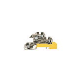 Weidmüller WDL 2.5/S/NT/L/PE Borna de distribución para riel DIN 2,5 mm²