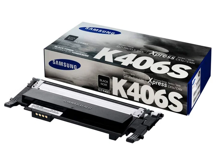 Samsung Cartucho de Tóner CLT-C406S Cian ST984A Original