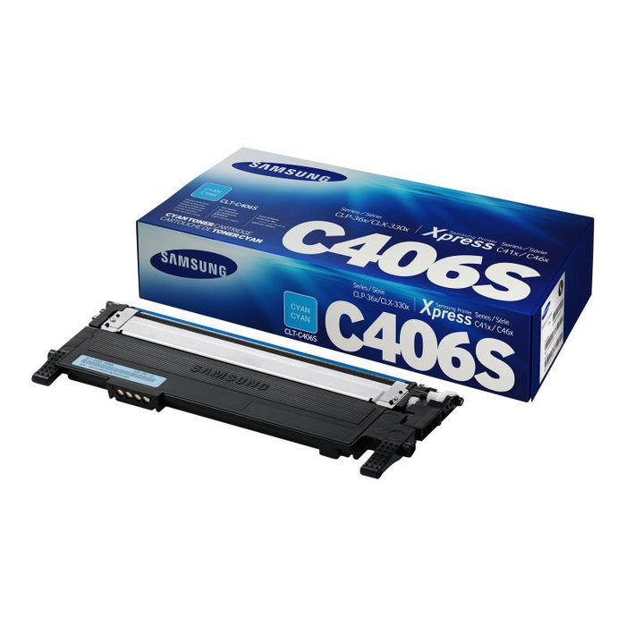 HP Tóner Cartucho Cyan CLT-C406S (ST984A) | CLTC406S para Impresoras HP