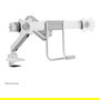Neomounts Brazo de Monitor para 2 Pantallas DS75-450WH2, 17-32 Pulgadas, 8kg por Pantalla, Resorte de Gas, Blanco