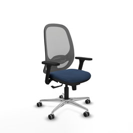 PIQUERAS Y CRESPO Silla de oficina Cilanco Azul marino y Gris