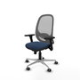 PIQUERAS Y CRESPO Silla de oficina Cilanco Azul marino y Gris