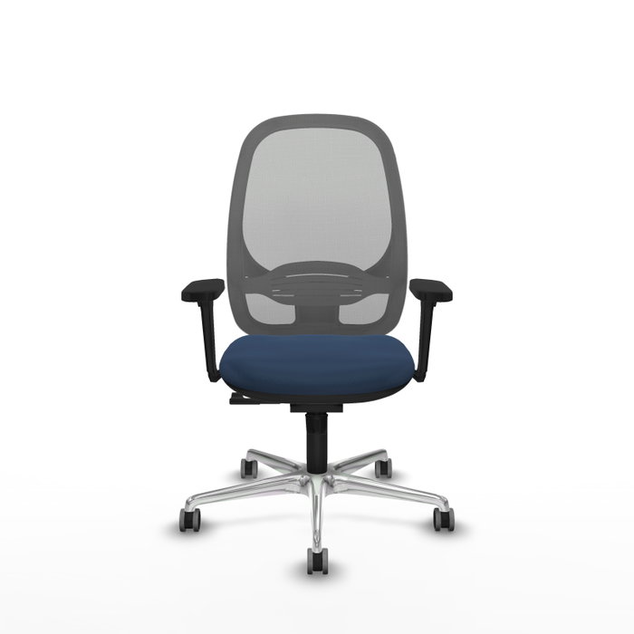 PIQUERAS Y CRESPO Silla de oficina Cilanco Azul marino y Gris PIQUERAS Y CRESPO Silla de oficina Cilanco Azul marino y Gris