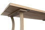DKD Home Decor Mesa Comedor Minimal bs1c25 Olmo Macizo Natural 100 x 76 x 240 cm