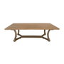 DKD Home Decor Mesa Comedor Minimal bs1c25 Olmo Macizo Natural 100 x 76 x 240 cm
