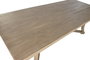 DKD Home Decor Mesa Comedor Minimal bs1c25 Olmo Macizo Natural 100 x 76 x 240 cm