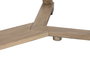 DKD Home Decor Mesa Comedor Minimal bs1c25 Olmo Macizo Natural 100 x 76 x 240 cm