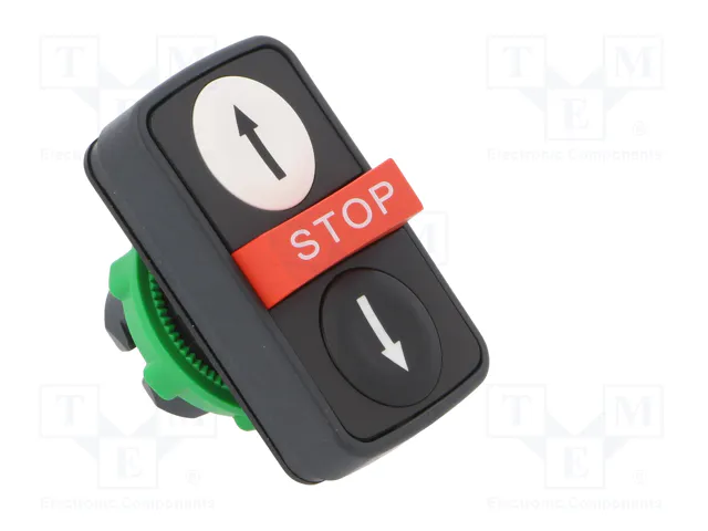 SCHNEIDER ELECTRIC Interruptor Triple Harmony XB5 22mm Blanco/Rojo/Negro SCHNEIDER ELECTRIC Interruptor Triple Harmony XB5 22mm Blanco/Rojo/Negro
