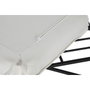 DKD Home Decor Reposapiés de Metal y Poliéster Negro 70x45x43 cm
