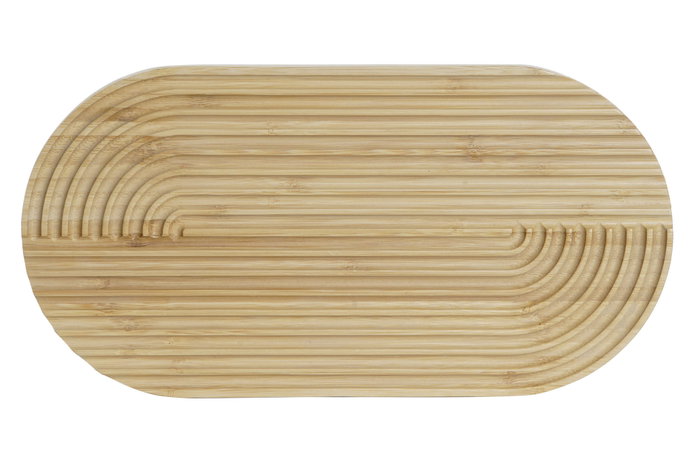 DKD Home Decor Tabla de Cortar de Bambú Natural para Pan