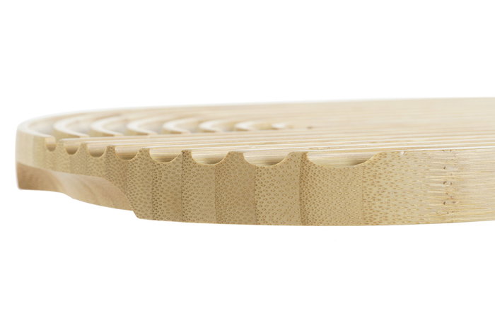 DKD Home Decor Tabla de Cortar de Bambú Natural para Pan