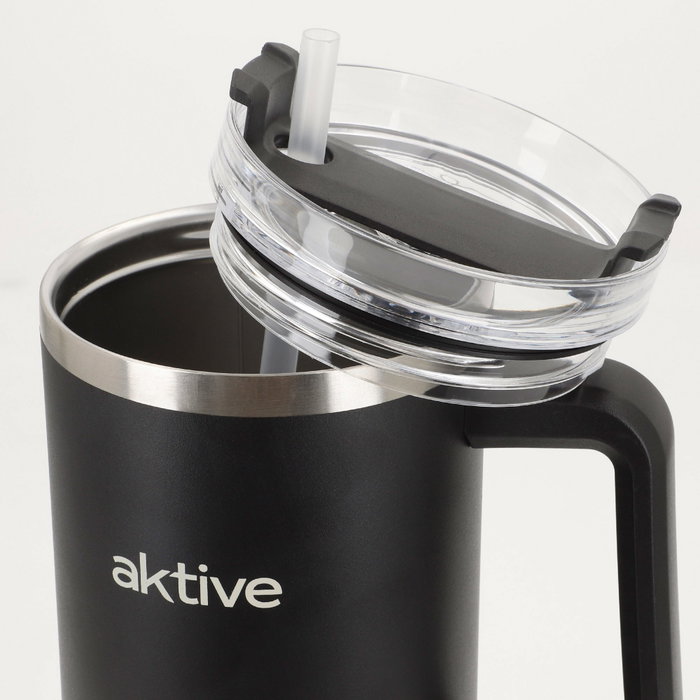 AKTIVE Vaso Térmico de Acero Inoxidable