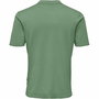Polo de Manga Corta Hombre Only & Sons Onswyler Life Reg 14 Ss Knit Verde 7,5 ml
