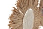 DKD Home Decor Set de 5 Decoraciones de Pared de Rafia y Yute