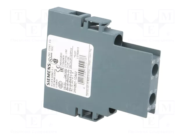 SIEMENS 3RH2921-1DA02 Contactores Auxiliares S0, S2 SIEMENS 3RH2921-1DA02 Contactores Auxiliares S0, S2