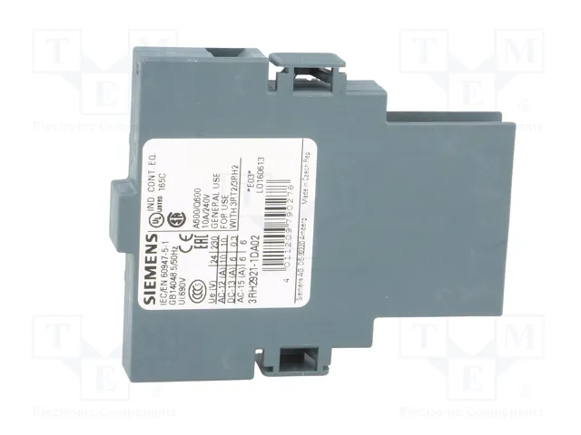 SIEMENS 3RH2921-1DA02 Contactores Auxiliares S0, S2 SIEMENS 3RH2921-1DA02 Contactores Auxiliares S0, S2