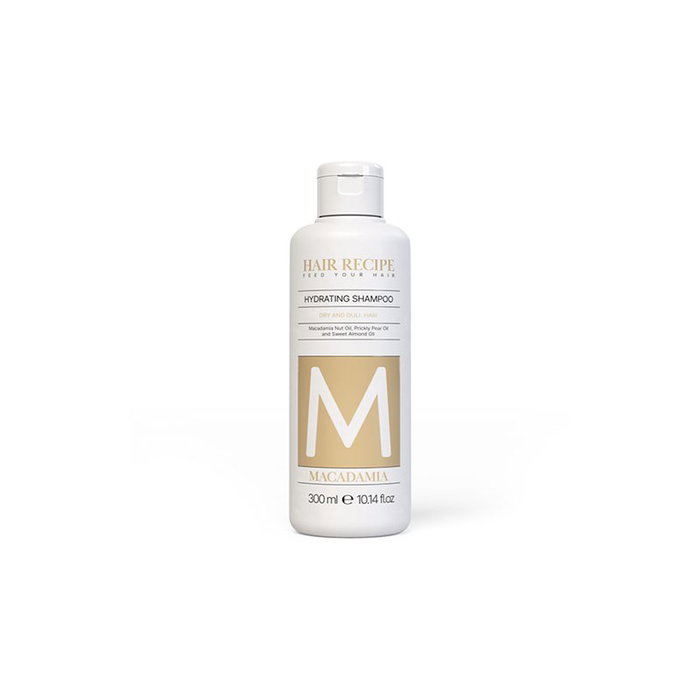 Maxy Look Champú Hidratante Macadamia 300 ml para Cabello Vital y Ligero, Enriquecido con Aceite de Higo Chumbo y Almendras Maxy Look Champú Hidratante Macadamia 300 ml para Cabello Vital y Ligero, Enriquecido con Aceite de Higo Chumbo y Almendras