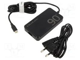 Qoltec 90W GaN Super Fast SLIM USB-C PD