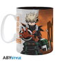 Abystyle Taza My Hero Academia Deku y Dynamight de Cerámica 460 ml con Licencia Oficial y Caja Expositora