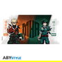 Abystyle - Taza My Hero Academia Deku & Dynamight, 460 ml, Diseño Sublimado, Licencia Oficial, Personajes Deku Bakugo, Coleccionable, Cerámica, Apta Microondas y Lavavajillas