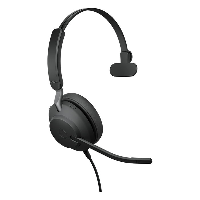 Jabra Evolve2 40 SE Auriculares Diadema Alámbricos USB-C Mono para UC (Comunicación Unificada) con Funda