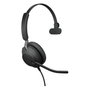 Jabra Evolve2 40 SE Auriculares Diadema Alámbricos USB-C Mono para UC (Comunicación Unificada) con Funda
