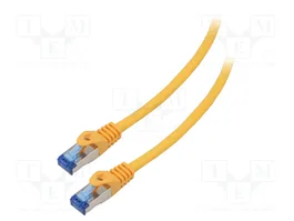 LANBERG Patch cord Cat 6a S/FTP 5m naranja