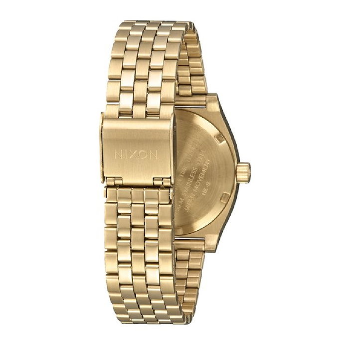 NIXON Reloj Analógico A11301931 con Esfera Azul y Caja Dorada