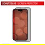 Displex 02016 Protector de Pantalla de Privacidad de Vidrio Templado 10H para Apple iPhone 16, Filtro de Privacidad, Anti-Huellas, Aplicacion en Seco, 1 Pieza
