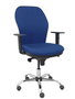 PIQUERAS Y CRESPO Silla de oficina Jorquera, Mecanismo Sincro, Azul marino