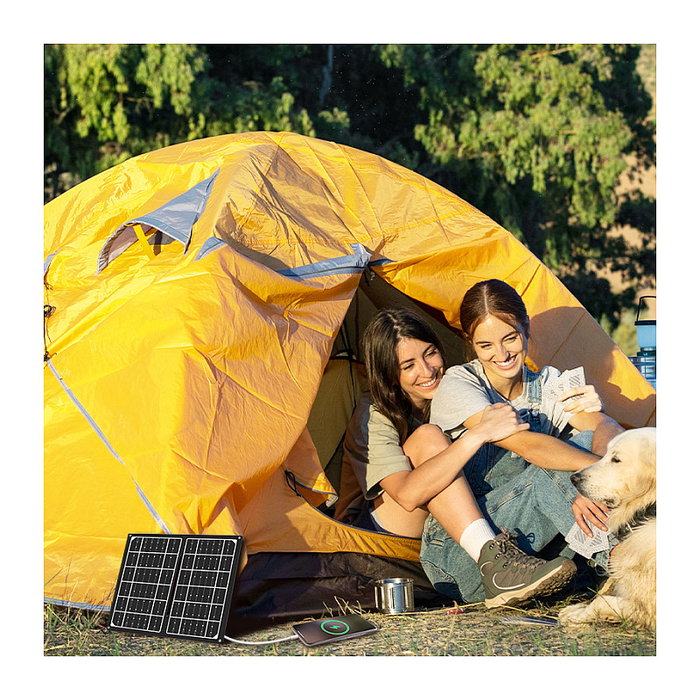 Logilink Paneles solares plegables con salida USB-A, 7 W