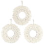 Home Deco Factory JGO. 3 ESPEJOS BOHO H.28 CM
