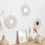 Home Deco Factory JGO. 3 ESPEJOS BOHO H.28 CM
