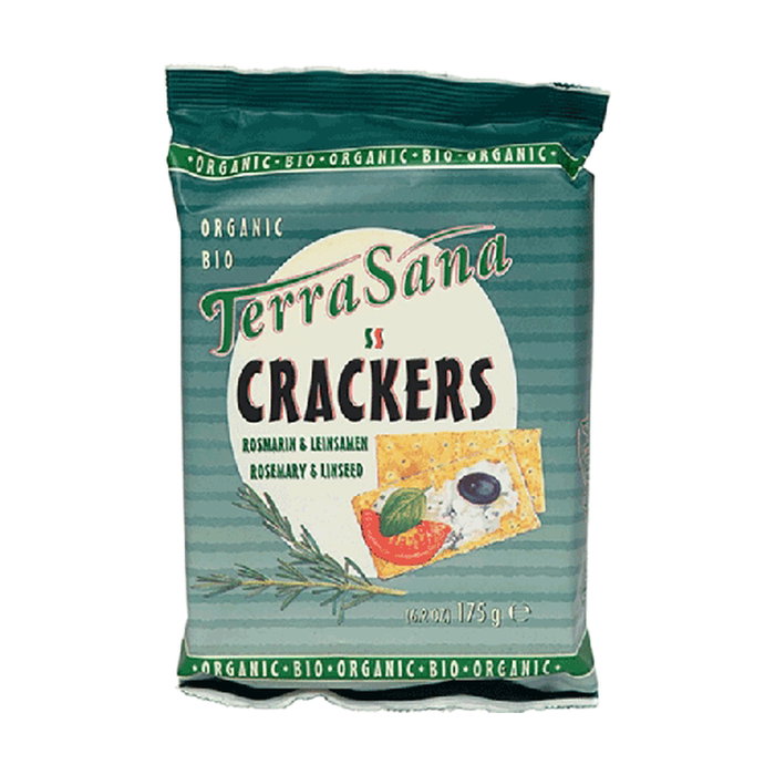 Terrasana Crackers Bio de Romero y Linaza 150g Terrasana Crackers Bio de Romero y Linaza 150g