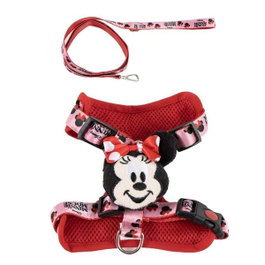 Set Arnés y Correa Minnie XS/S-S/M Rojo - Cerdá