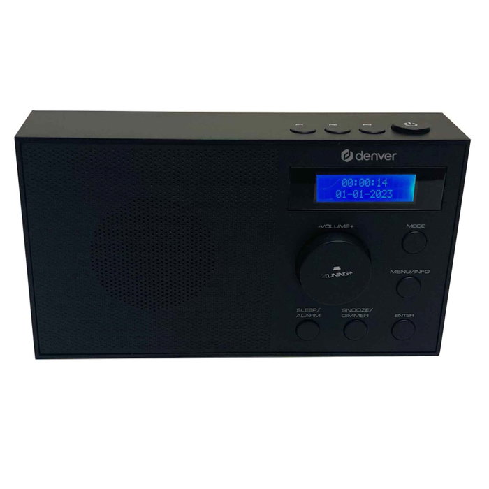 Denver DAB-51B Radio DAB/FM con pantalla LCD