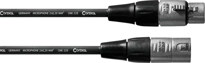 Cordial Cable de Micrófono XLR 10 M Cordial Cable de Micrófono XLR 10 M