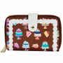 Loungefly Cartera Disney Princess Cakes 6" x 4" Piel Sintética con Cremallera y Detalles