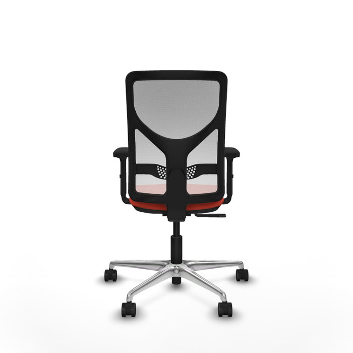 PIQUERAS Y CRESPO Silla de oficina Motilla con mecanismo Sincro, Tela Naranja oscuro y Malla Blanco PIQUERAS Y CRESPO Silla de oficina Motilla con mecanismo Sincro, Tela Naranja oscuro y Malla Blanco