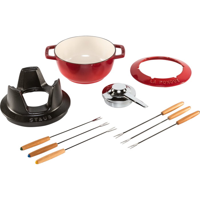 Staub La Fondue 18 cm Cherry Red, Hierro Fundido