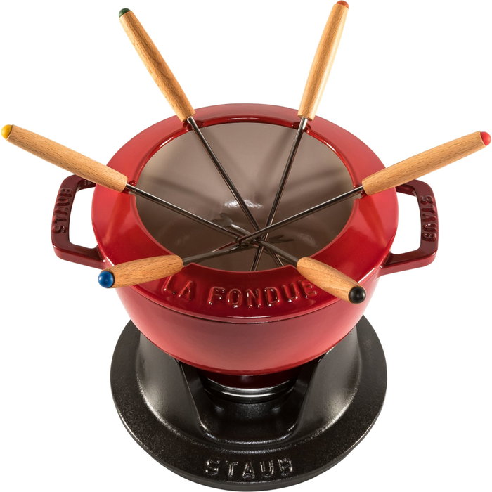 Staub La Fondue 18 cm Cherry Red, Hierro Fundido