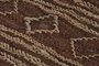 DKD Home Decor Alfombra Marron Yute Cuero Algodón 180 x 120 cm Tejido Polyester