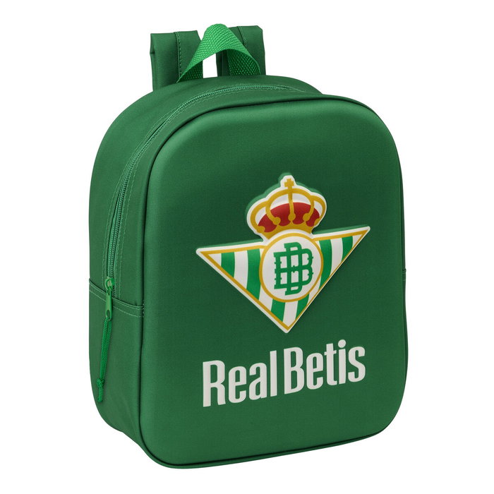 Safta Mochila de Guardería 3D Real Betis Balompié con Bolsillo