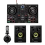 Hercules DJControl Inpulse 200 MK2 Kit de Inicio DJ con Altavoces DJMonitor 32 y Auriculares HDP DJ45