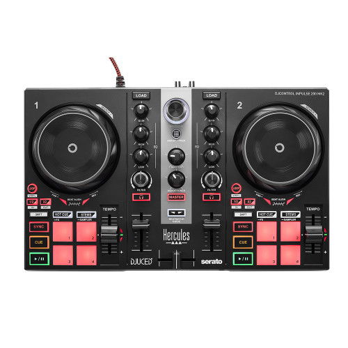 Hercules DJControl Inpulse 200 MK2 Kit de Inicio DJ con Altavoces DJMonitor 32 y Auriculares HDP DJ45