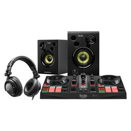 Hercules DJControl Inpulse 200 MK2 Kit de Inicio DJ con Altavoces DJMonitor 32 y Auriculares HDP DJ45