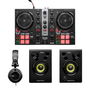 Hercules DJControl Inpulse 200 MK2 Kit de Inicio DJ con Altavoces DJMonitor 32 y Auriculares HDP DJ45
