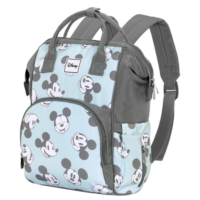Karactermania Mochila Maternidad Mickey Disney 40cm para Bebé con Bolsillo Térmico