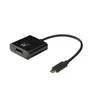 Ewent EW9825 Adaptador USB Tipo C a DisplayPort (Macho-Hembra) 4K 60Hz, Cable 0.15 m Negro